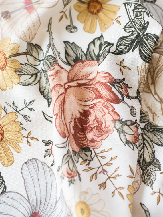 Otulacz bambusowy Vintage Flowers