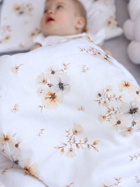 Komplet pościeli bawełnianej Boho Flowers