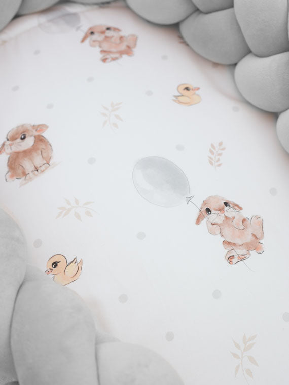 Kokon niemowlęcy 2w1 Bunny & Ducky