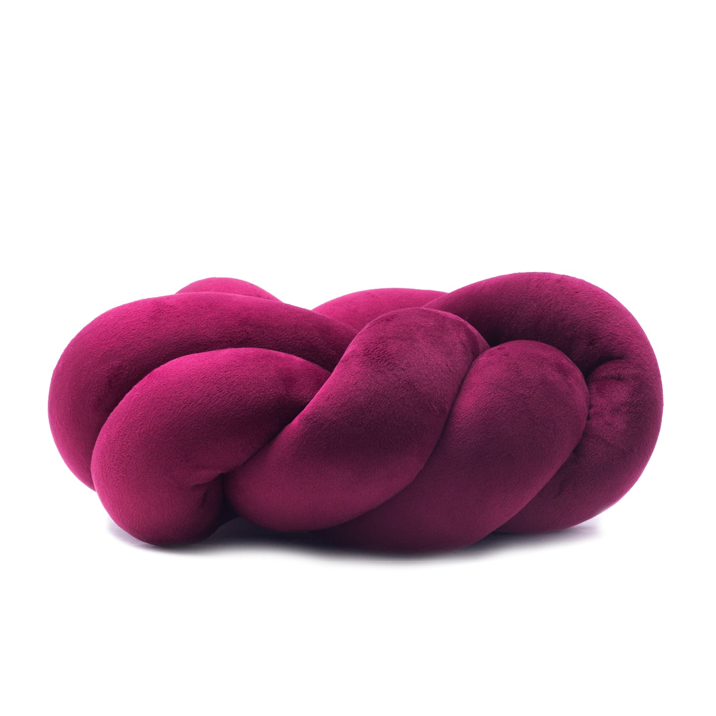 Poduszka Knot Pillow Burgundowa
