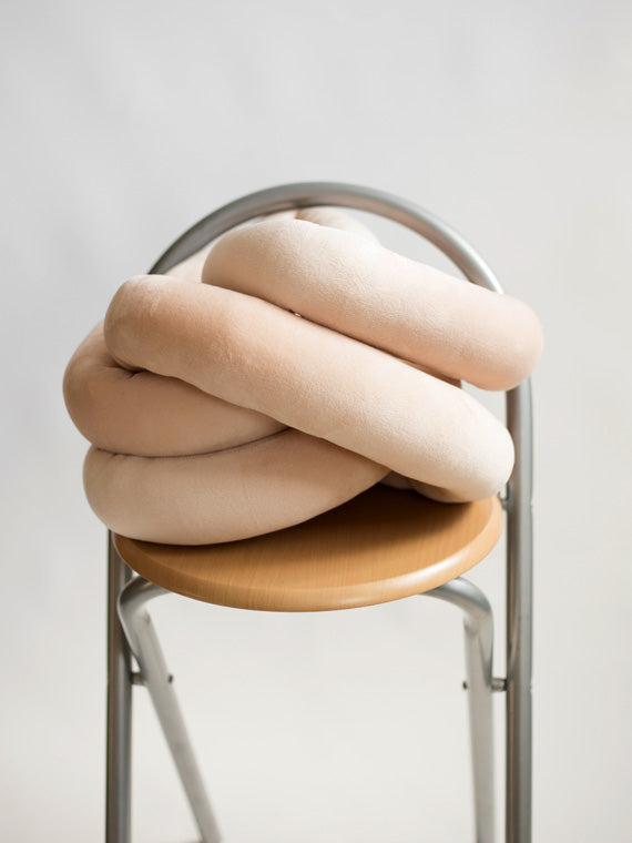 Chain Pillow Beżowa
