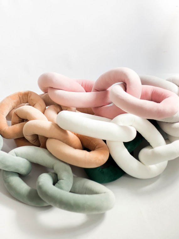 Chain Pillow Biała