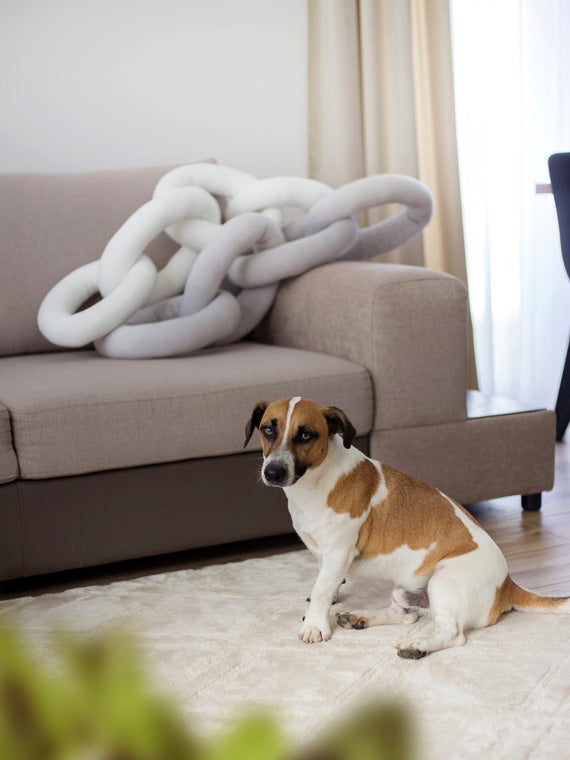 Chain Pillow Biała