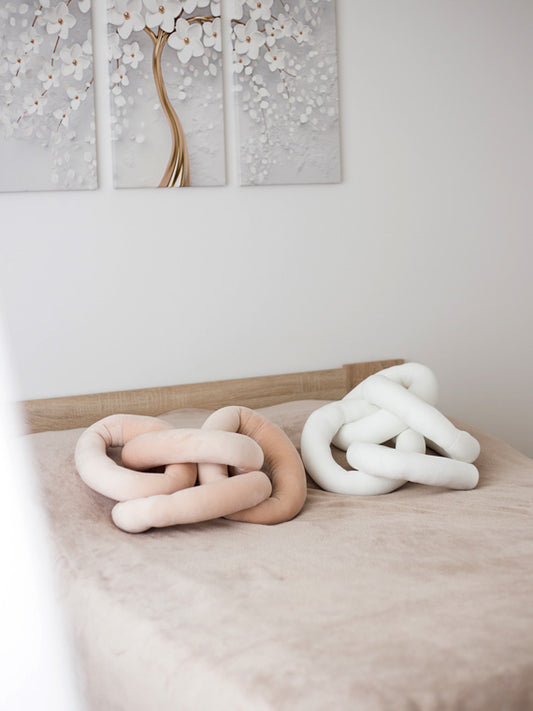 Chain Pillow Beżowa