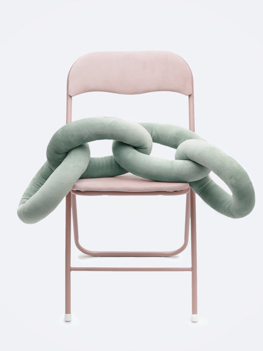 Chain Pillow Szałwia