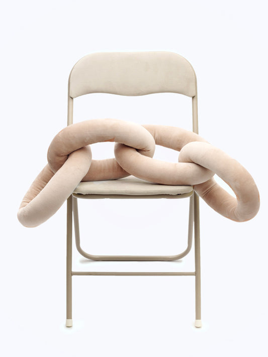 Chain Pillow Beżowa