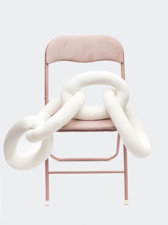 Chain Pillow Biała