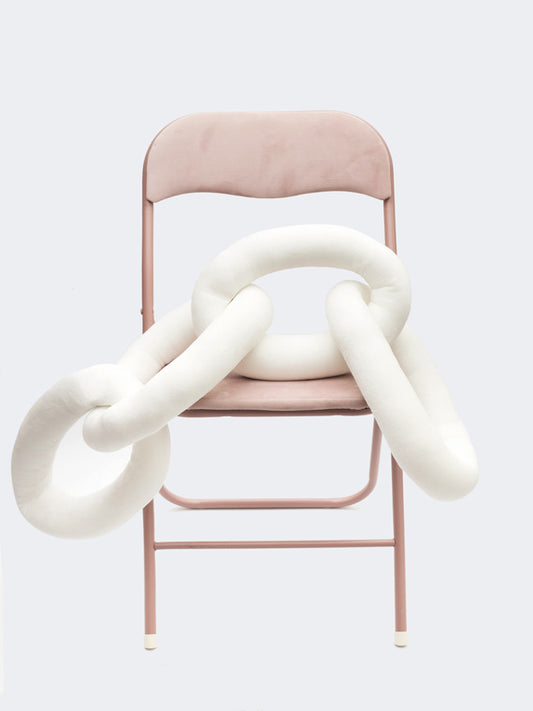 Chain Pillow Biała