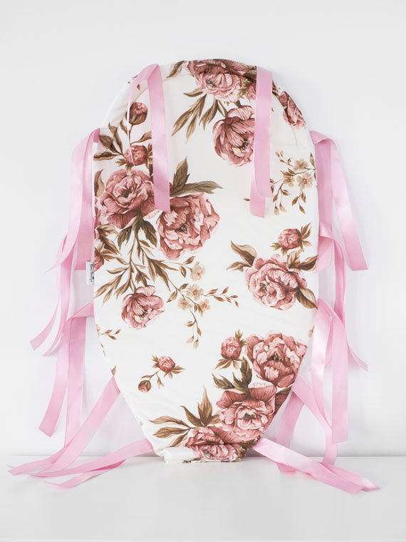 Kokon niemowlęcy 2w1 Vintage Peonies
