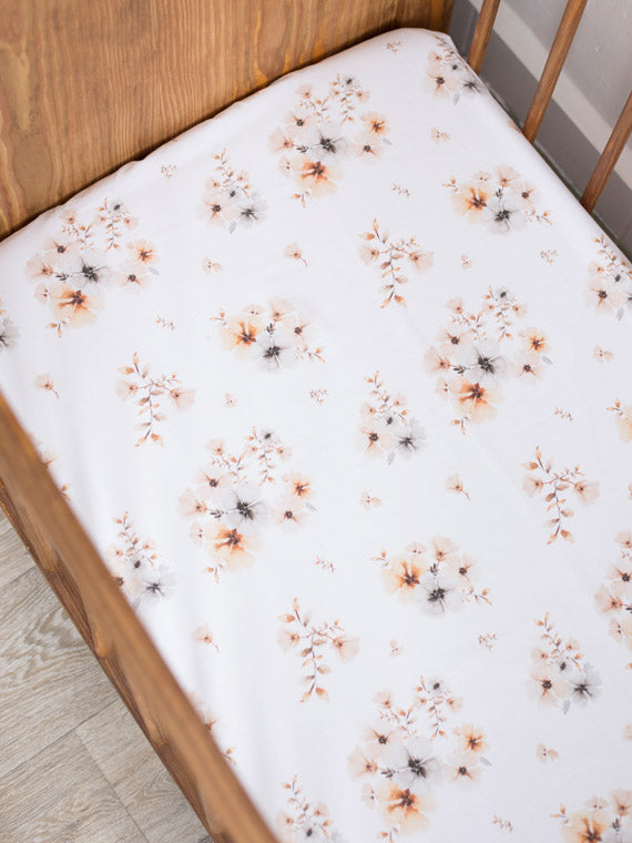 Prześcieradło z gumką Boho Flowers