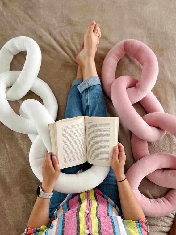 Chain Pillow Biała