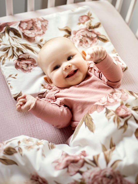 Komplet pościeli bawełnianej Vintage Peonies