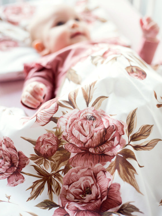 Komplet pościeli bawełnianej Vintage Peonies