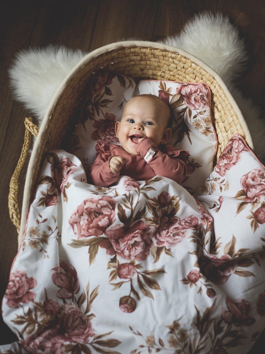 Komplet pościeli bawełnianej Vintage Peonies