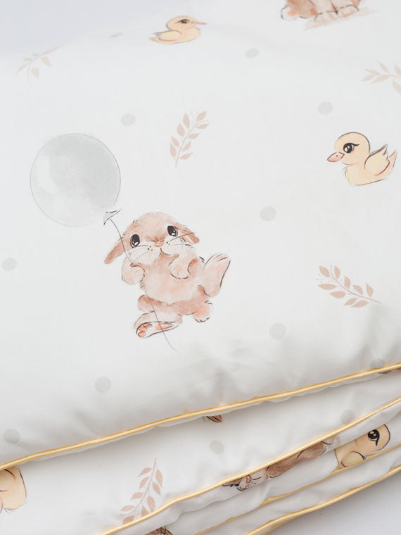 Komplet pościeli bawełnianej Bunny & Ducky