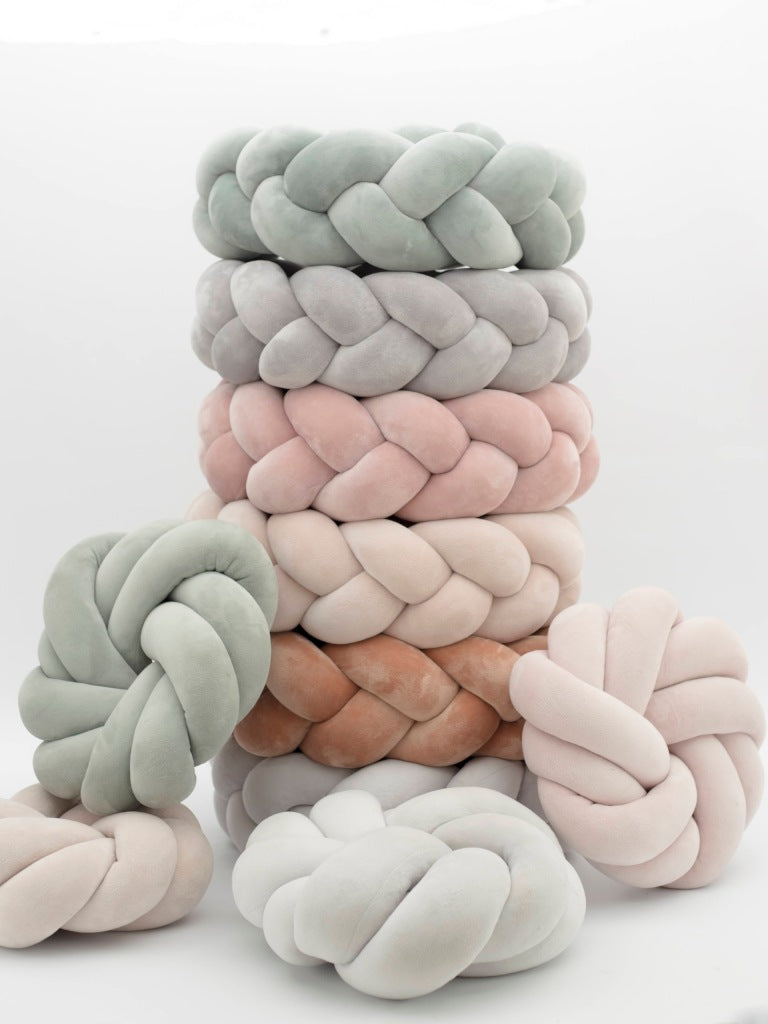 Poduszka Knot Pillow Różowa