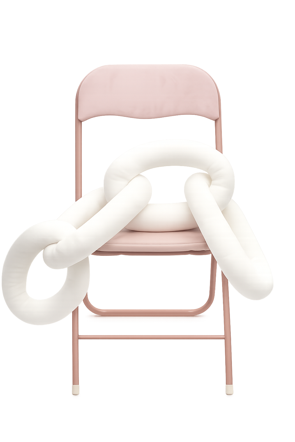 Chain Pillow Biała