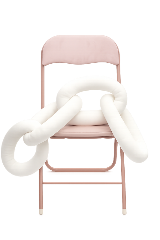 Chain Pillow Biała