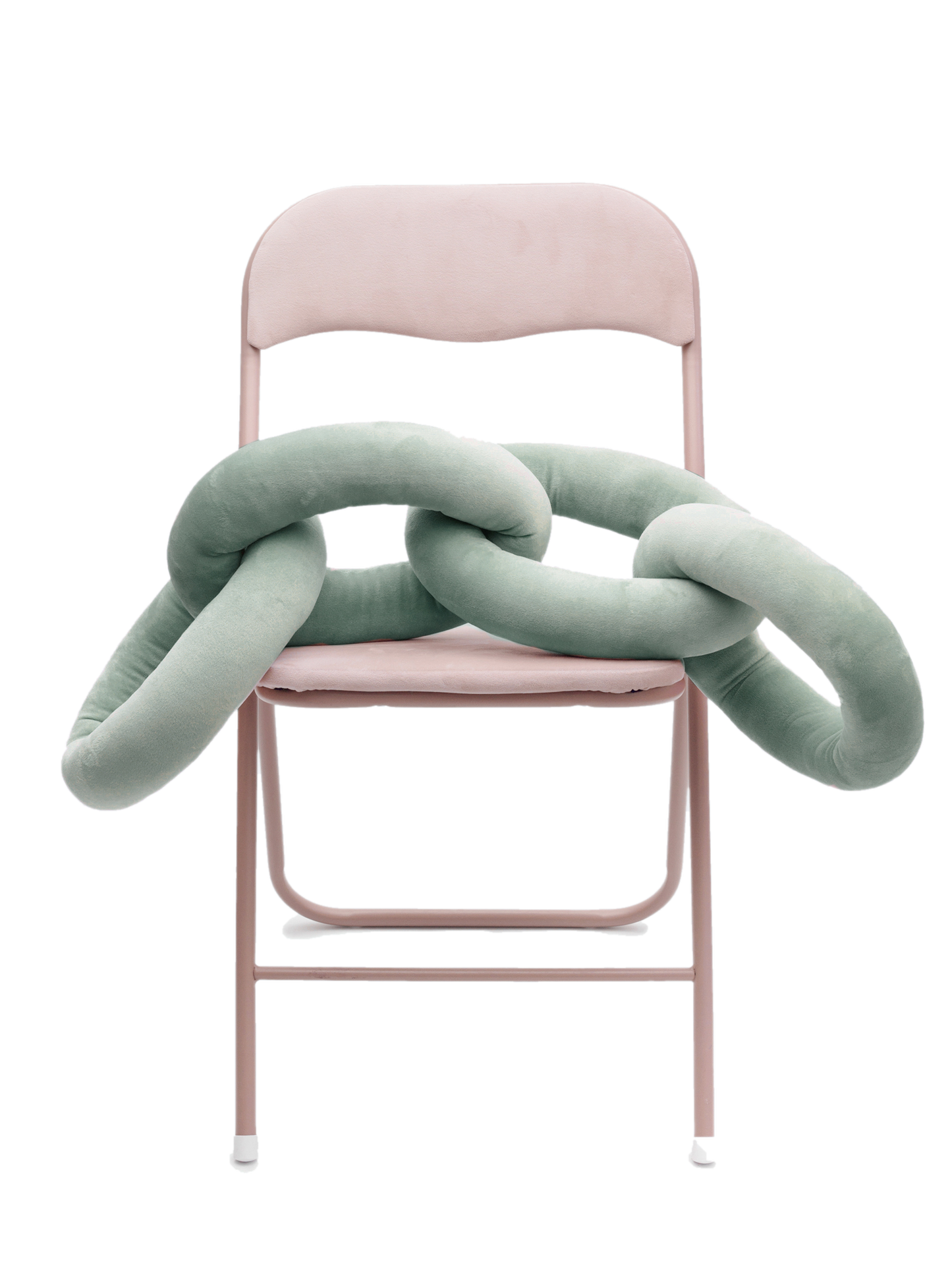 Chain Pillow Szałwia