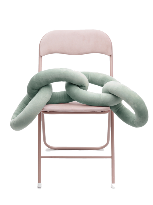 Chain Pillow Szałwia