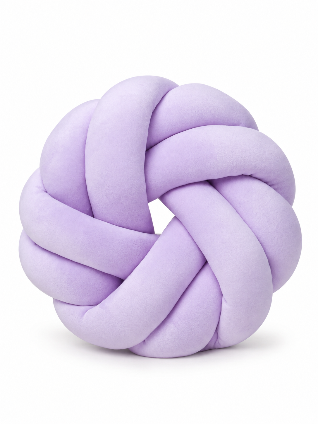Poduszka Knot Pillow liliowa (fioletowa)