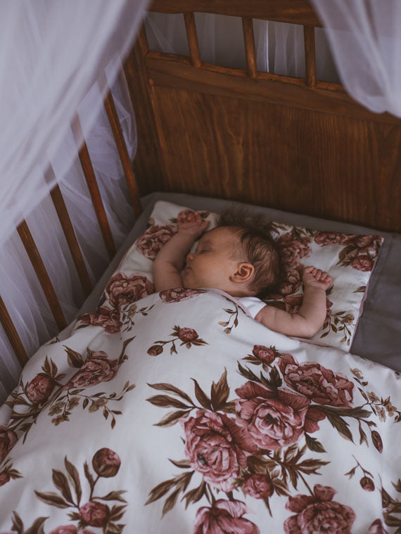 Komplet pościeli bawełnianej Vintage Peonies