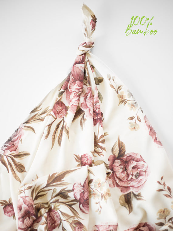 Otulacz bambusowy Vintage Peonies