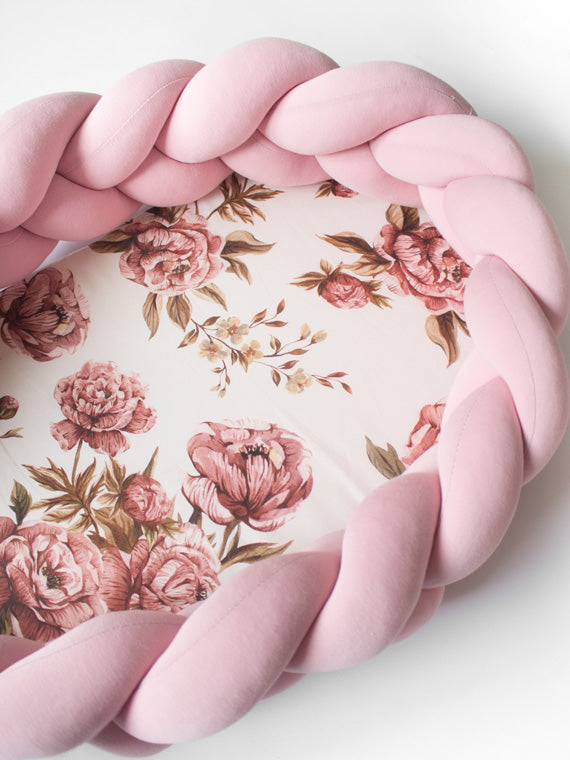 Kokon niemowlęcy 2w1 Vintage Peonies