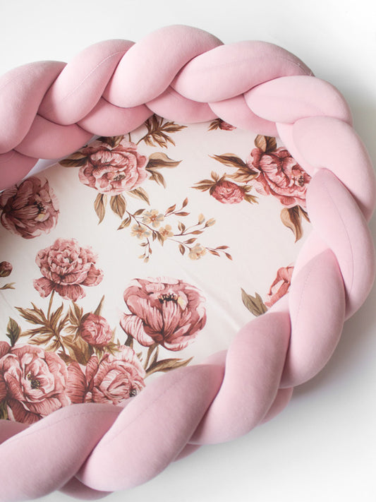 Kokon niemowlęcy 2w1 Vintage Peonies
