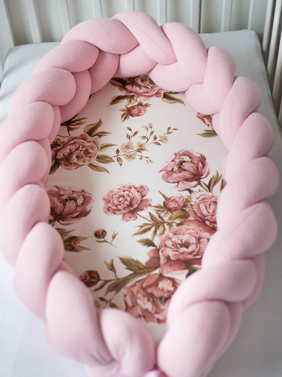 Kokon niemowlęcy 2w1 Vintage Peonies