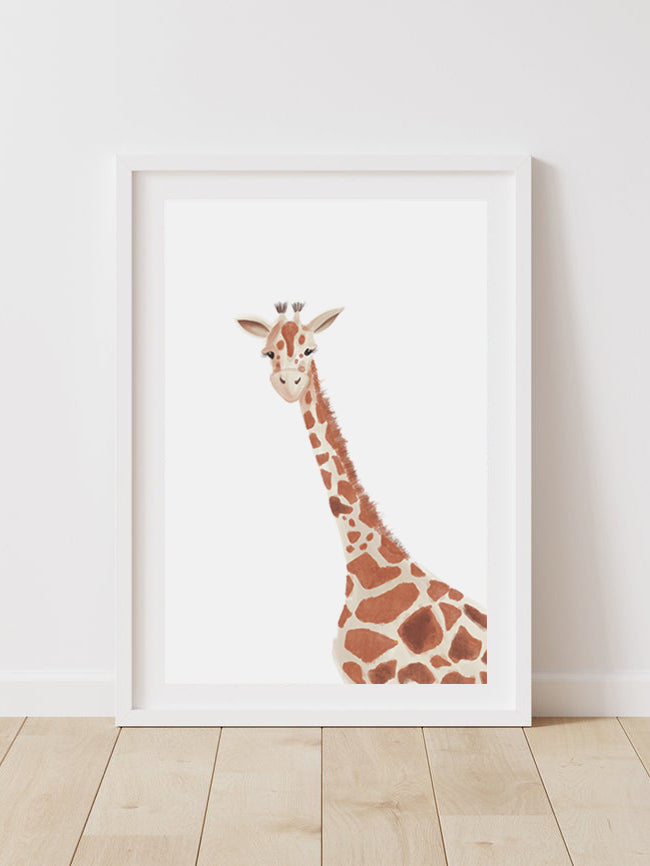 Plakat Wild Safari - Żyrafa