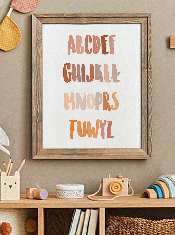 Plakat Love Alfabet