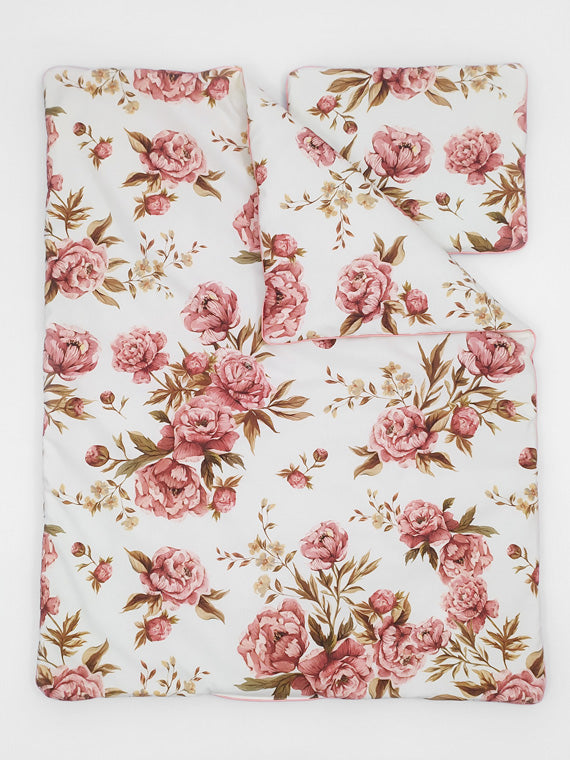 Komplet pościeli bawełnianej Vintage Peonies
