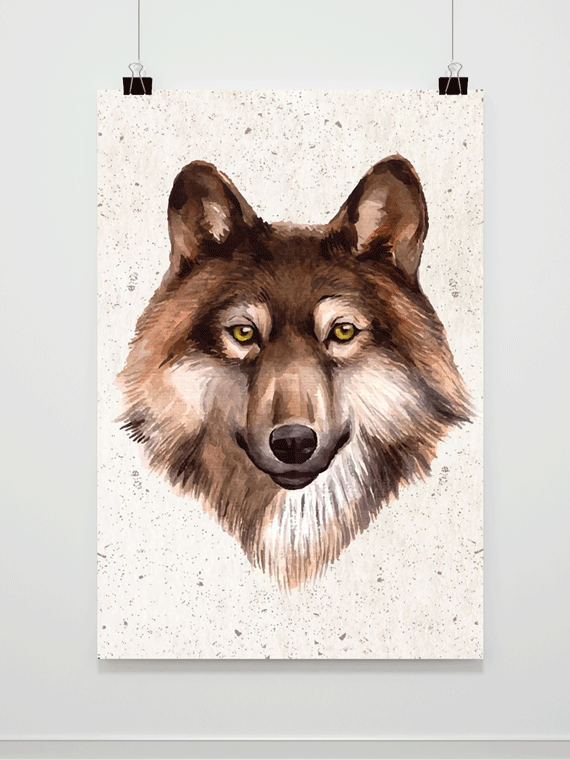 Plakat Wolf
