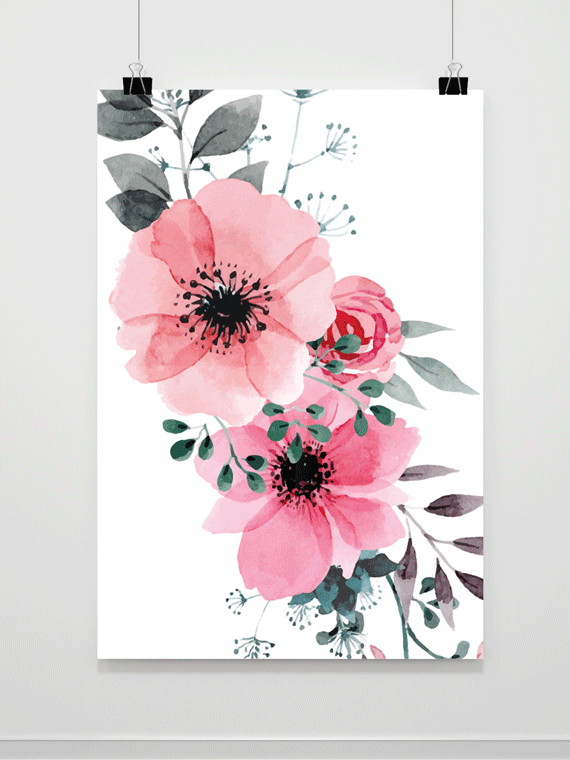 Plakat Kwiaty